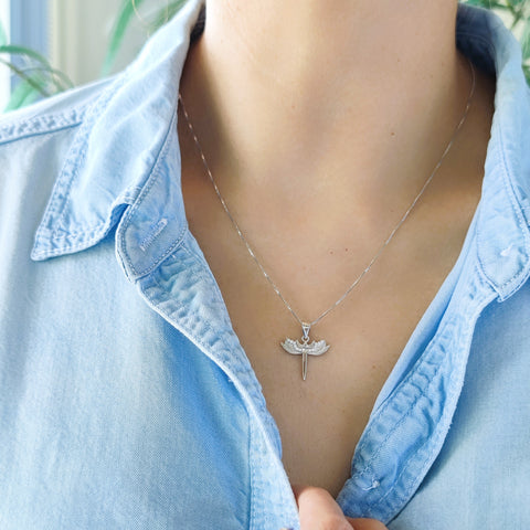 Sterling Silver Angel Wings
