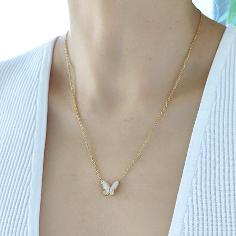 Butterfly Shell Necklace