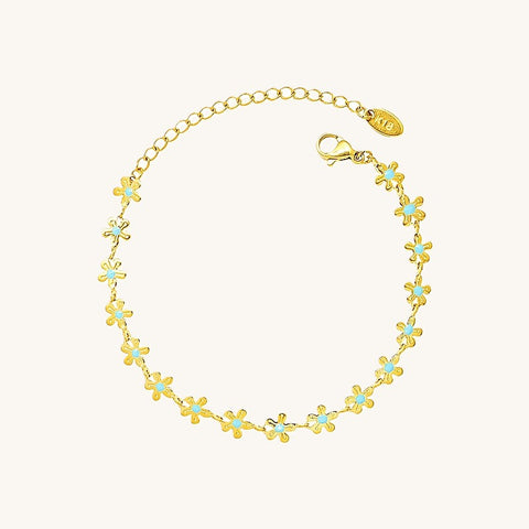 Turquoise Flower Bracelet