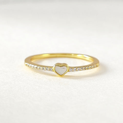 Sterling Silver Stone All Around Ring