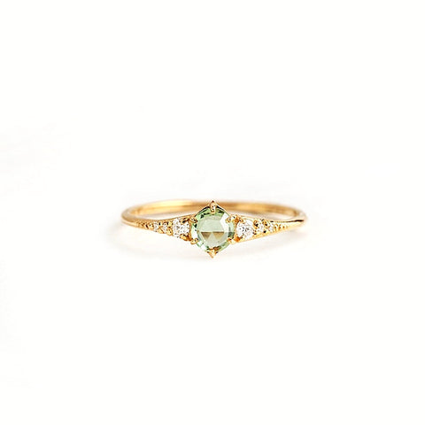 Sterling Silver Stone All Around Ring