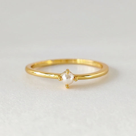 Sterling Silver Stone All Around Ring