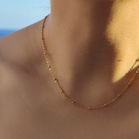 Sterling Silver Dainty Cross Necklace