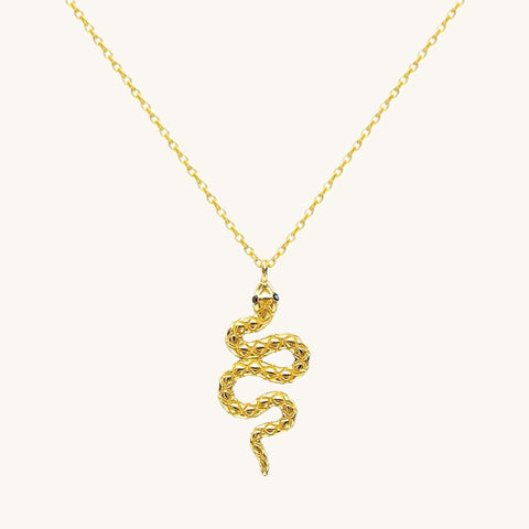 Sterling Silver Snake Necklace