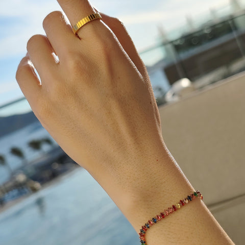 Marquise Tennis Bracelet