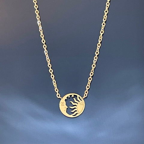 Sun and Moon Necklace