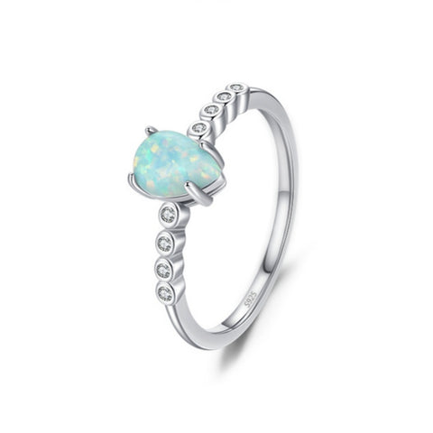 Sterling Silver Stone All Around Ring