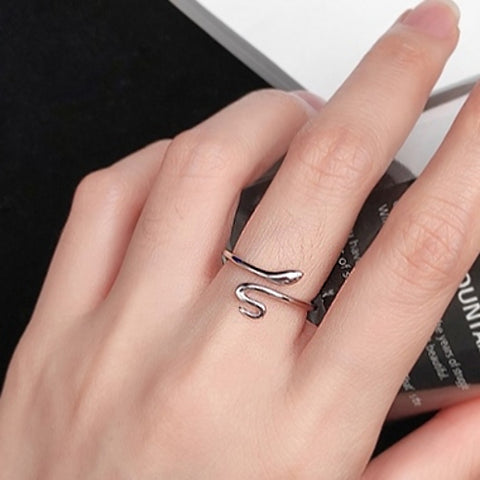 Sterling Silver Snake Ring