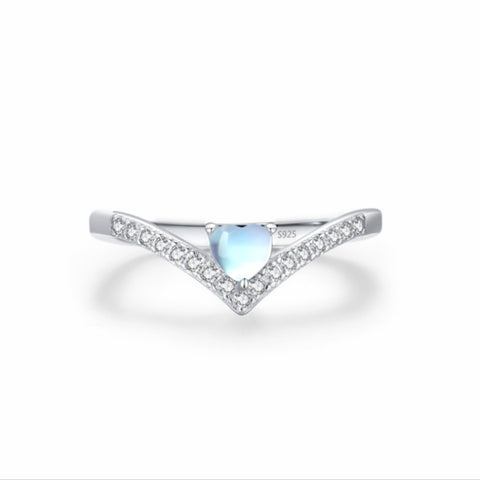 Sterling Silver Stone All Around Ring