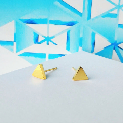 Stainless Steel Triangle Studs
