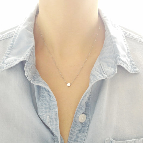 Stainless Steel Circle Necklace