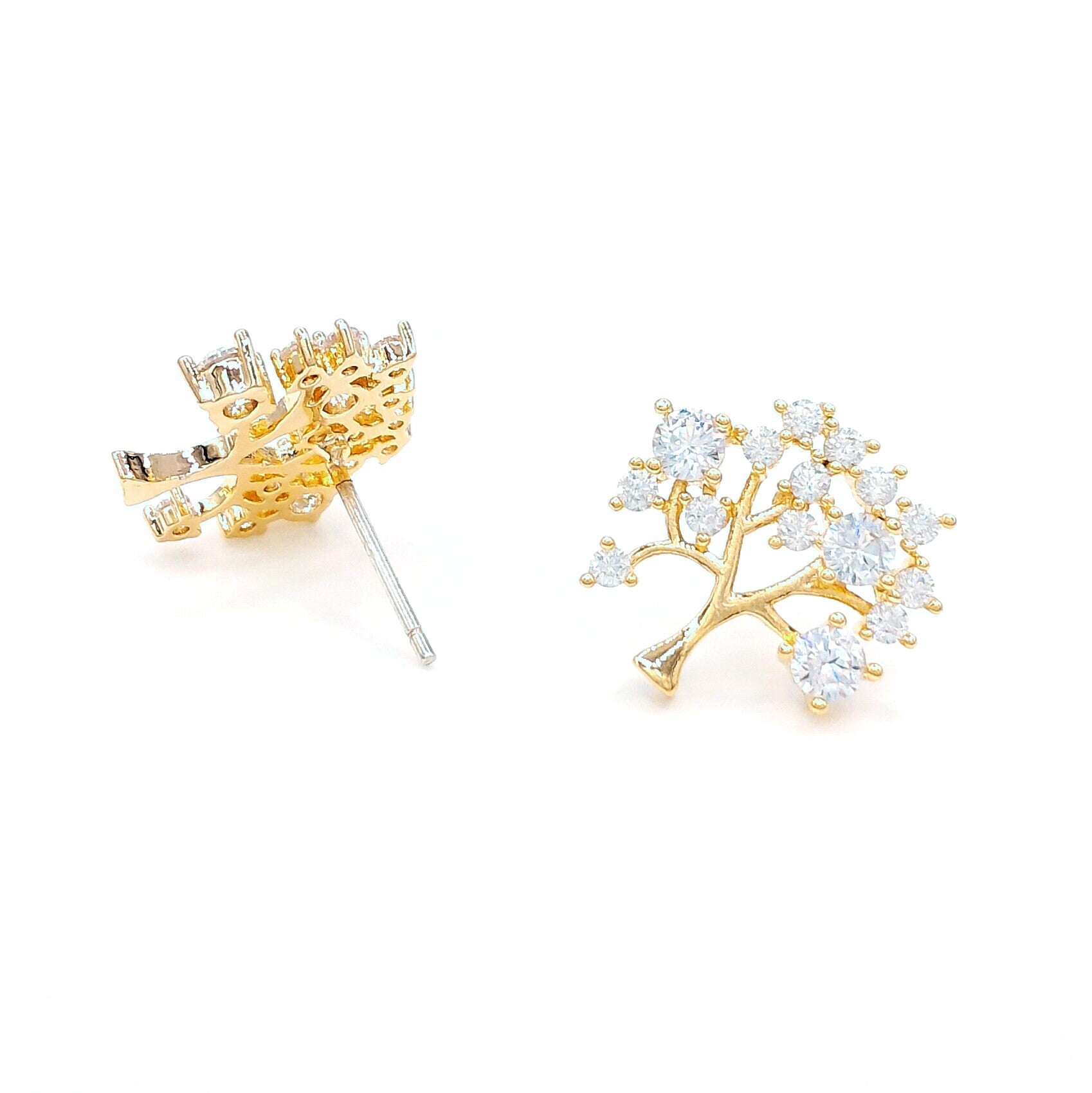 Big Tree Crystal Studs