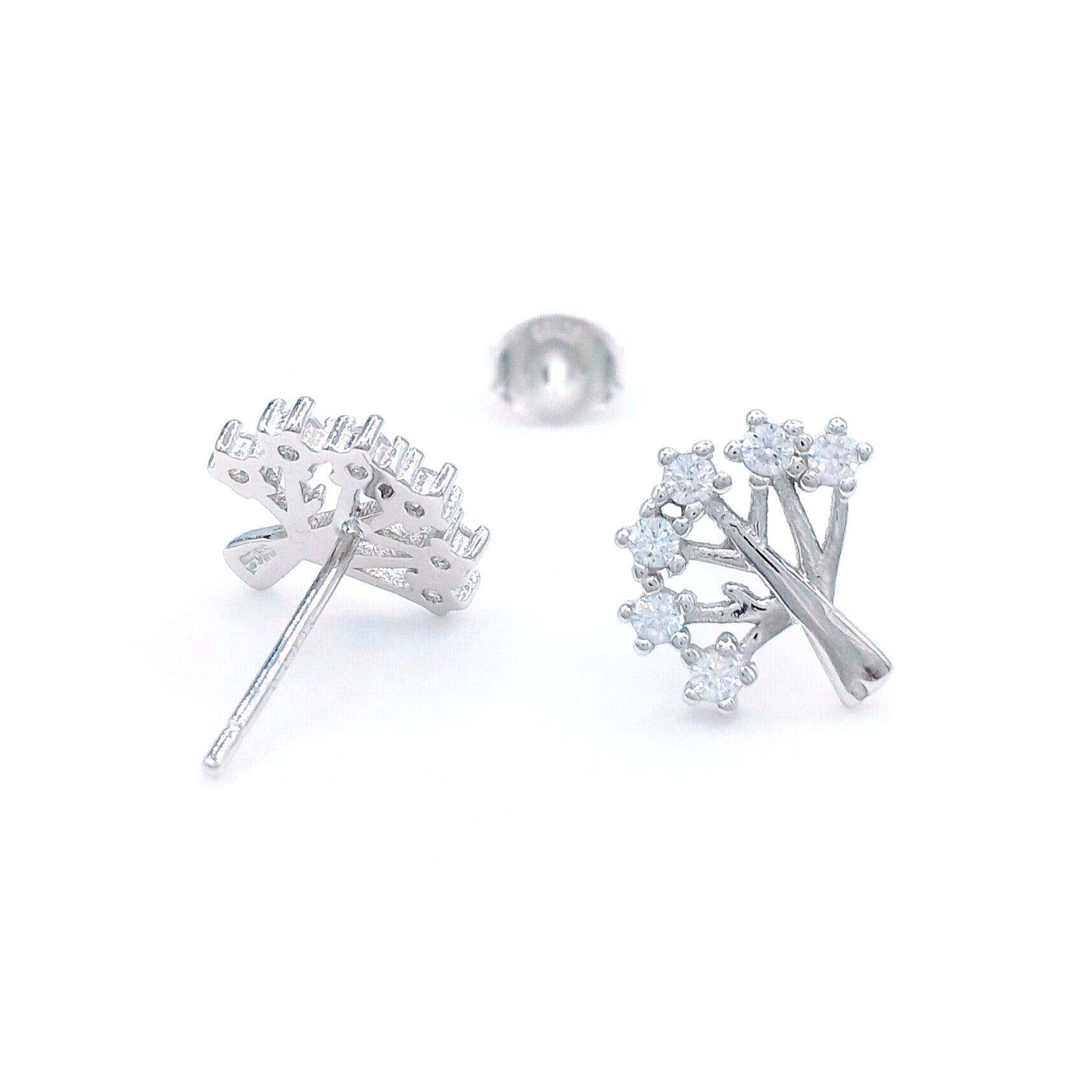 Sterling Silver Little Tree Studs