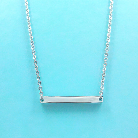 Stainless Steel Bar Necklace