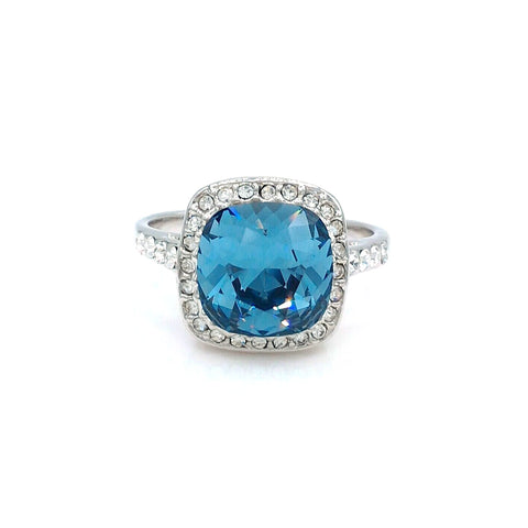 Blue Crystal Ring