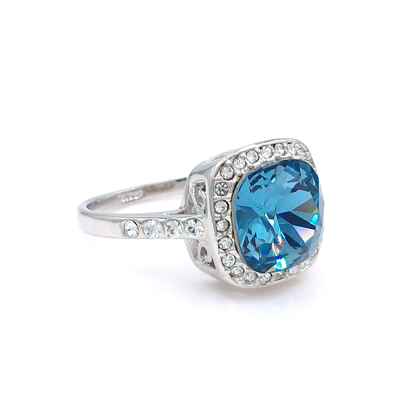 Blue Crystal Ring