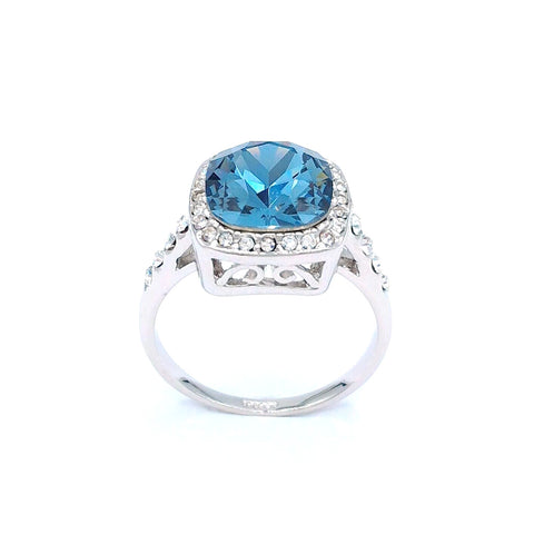 Sterling Silver Stone All Around Ring