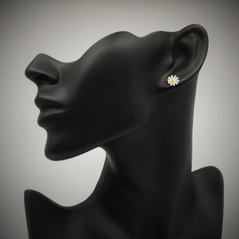 Sterling Silver Daisy Studs