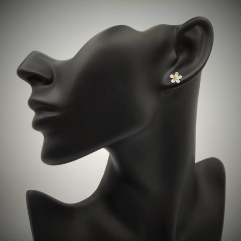 Sterling Silver Wildflower Studs