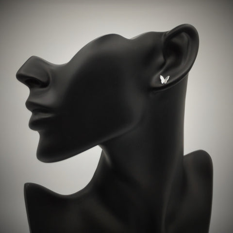 Sterling Silver Butterfly Studs