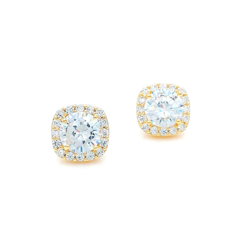 Crystal Classic Square Studs