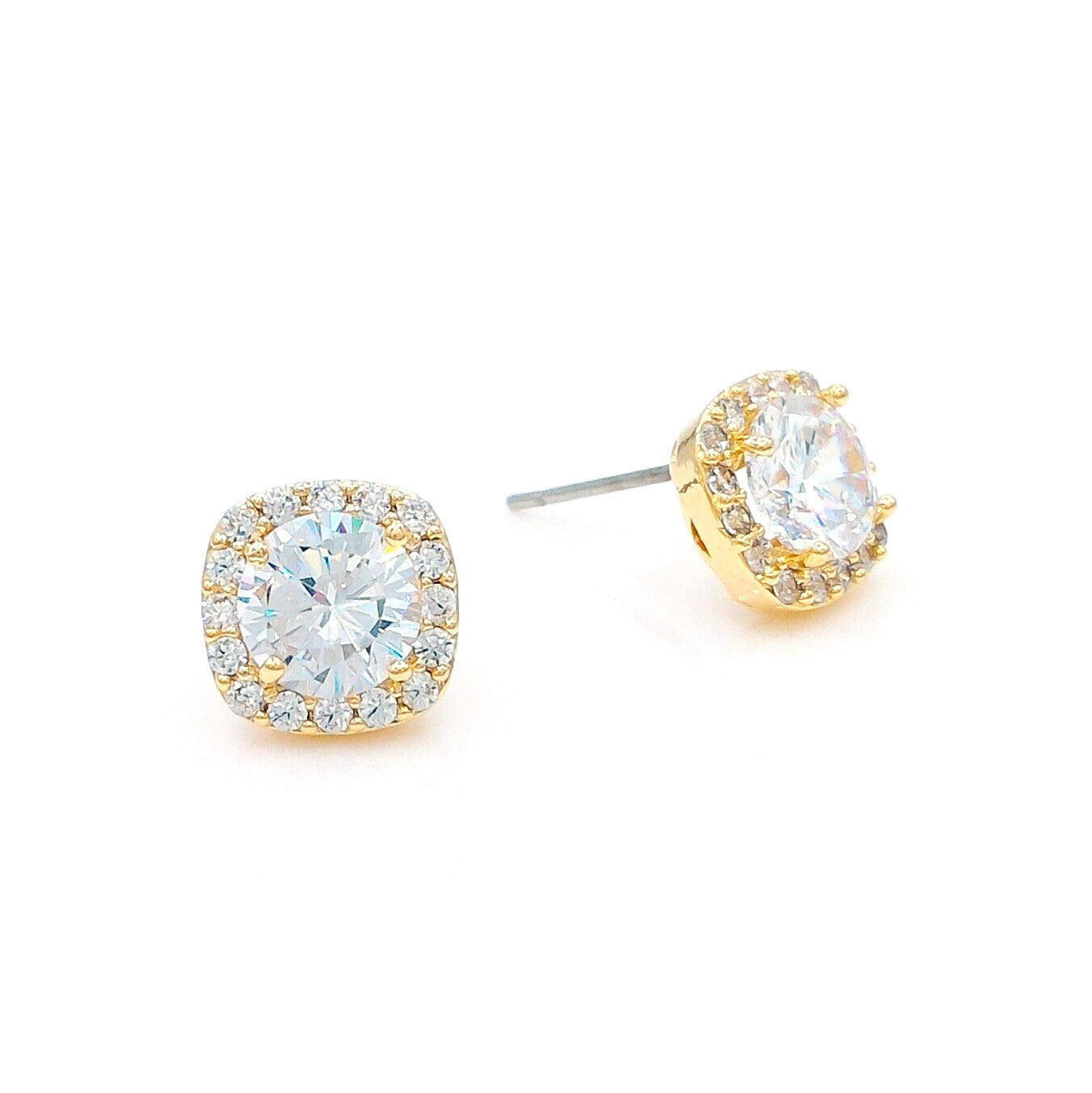 Crystal Classic Square Studs