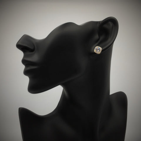 Crystal Classic Square Studs