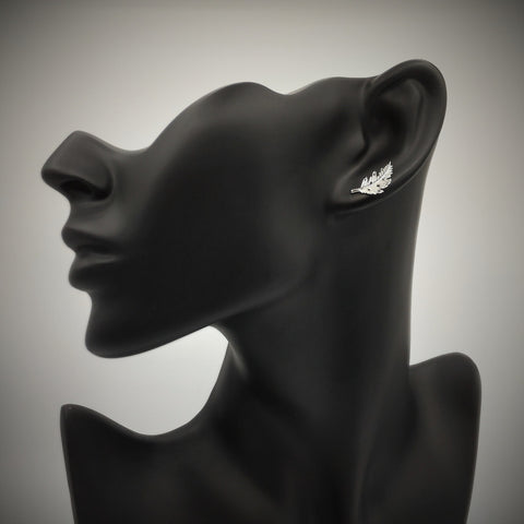 Sterling Silver Leaf Climber