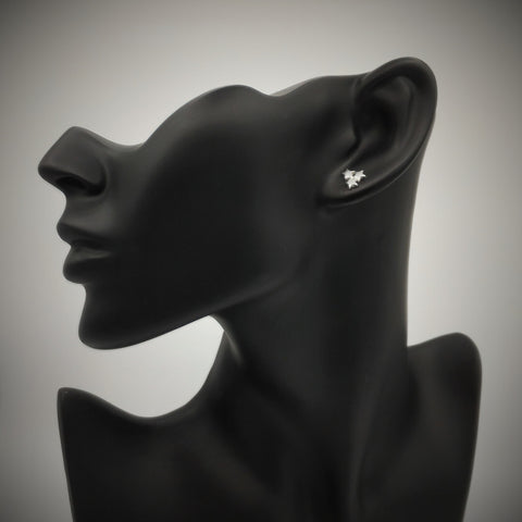 Sterling Silver Star Studs