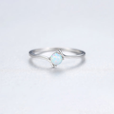 Sterling Silver Stone All Around Ring